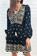 Robe imprimée Black Star