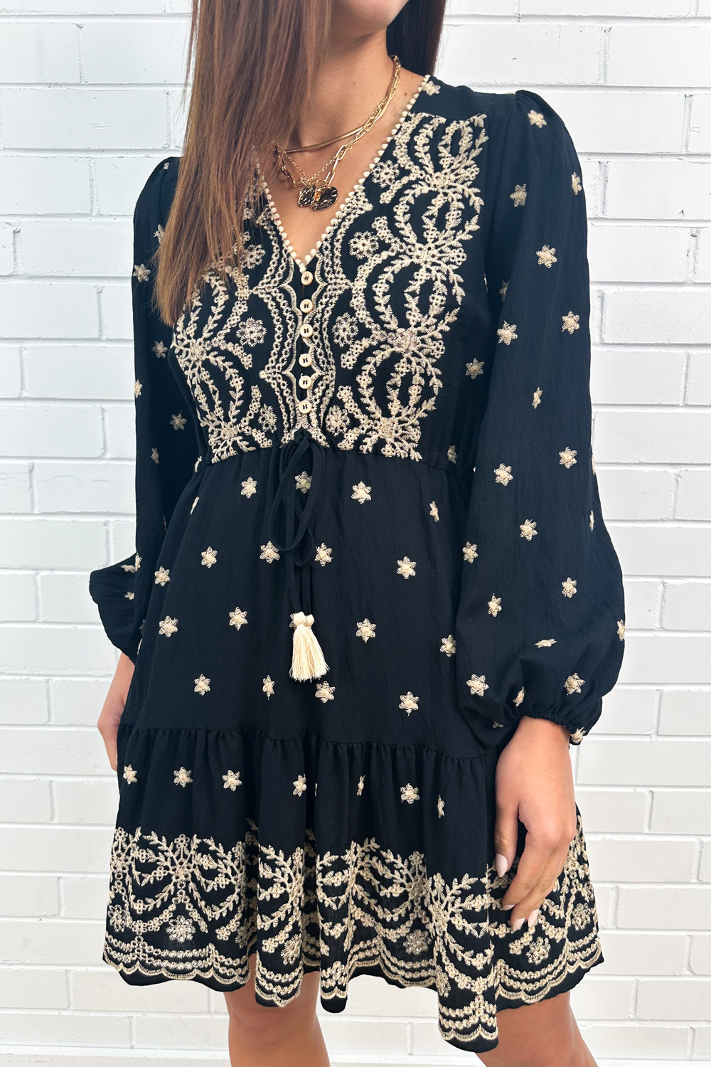 Robe imprimée Black Star