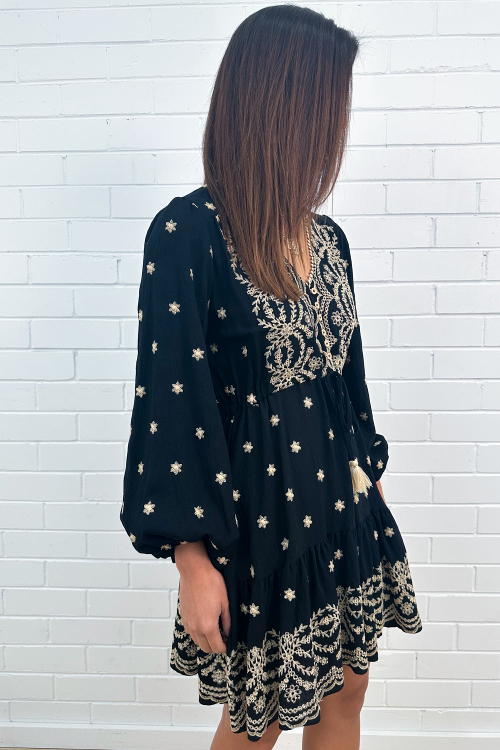 Robe imprimée Black Star