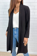 Cardigan en maille chocolat