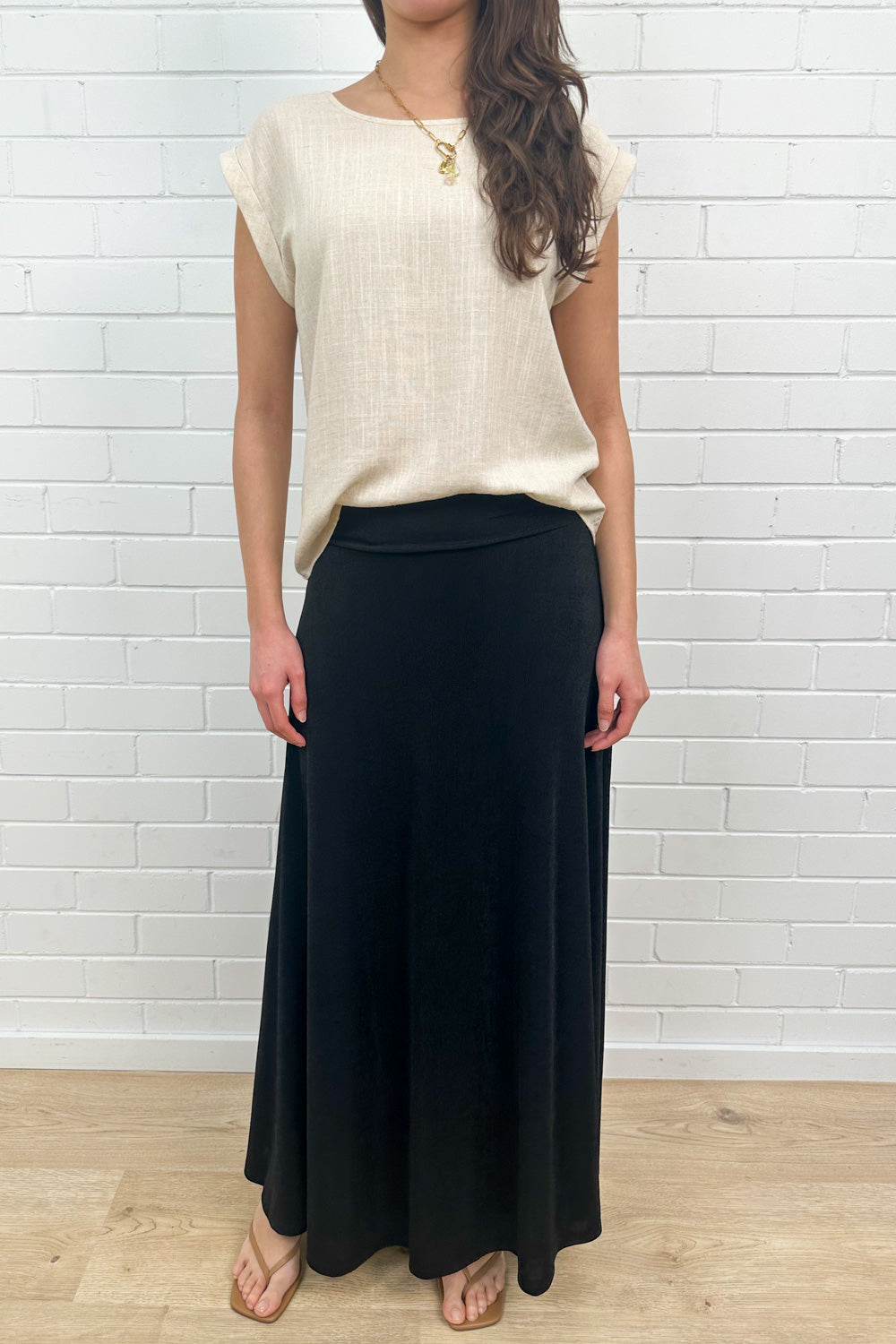 Jupe à taille élastique ultra-extensible