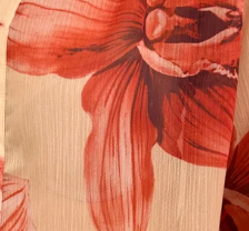 Chemise Fleurie Coucher de Soleil