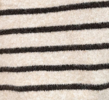 Pull en maille rayé Latte Chocolat